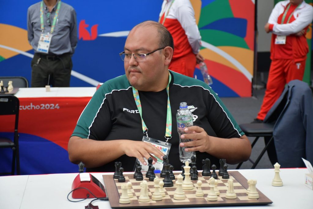 El boliviano Zambrana en plena competencia: Foto COB