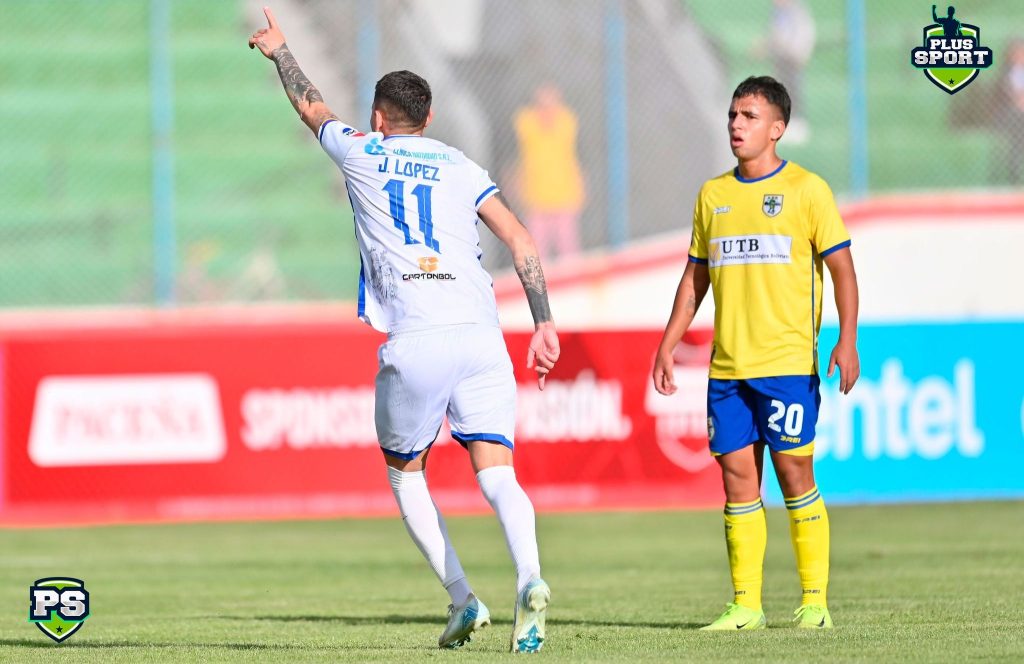 Joel Lopez abrió el marcador para G.V. San José (FOTO: PLUS SPORT - JHONNY CONDORI)