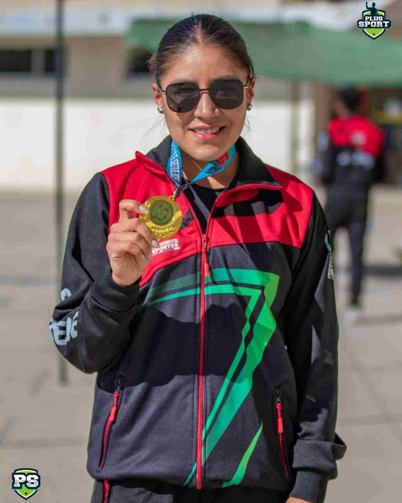 Atleta que logró medallas: FOTO: FAB