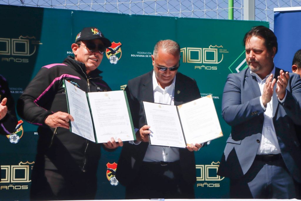 La Paz cuenta con el escenario de “FIFA Arena” más alto del mundo que irá a impulsar el desarrollo de la niñez