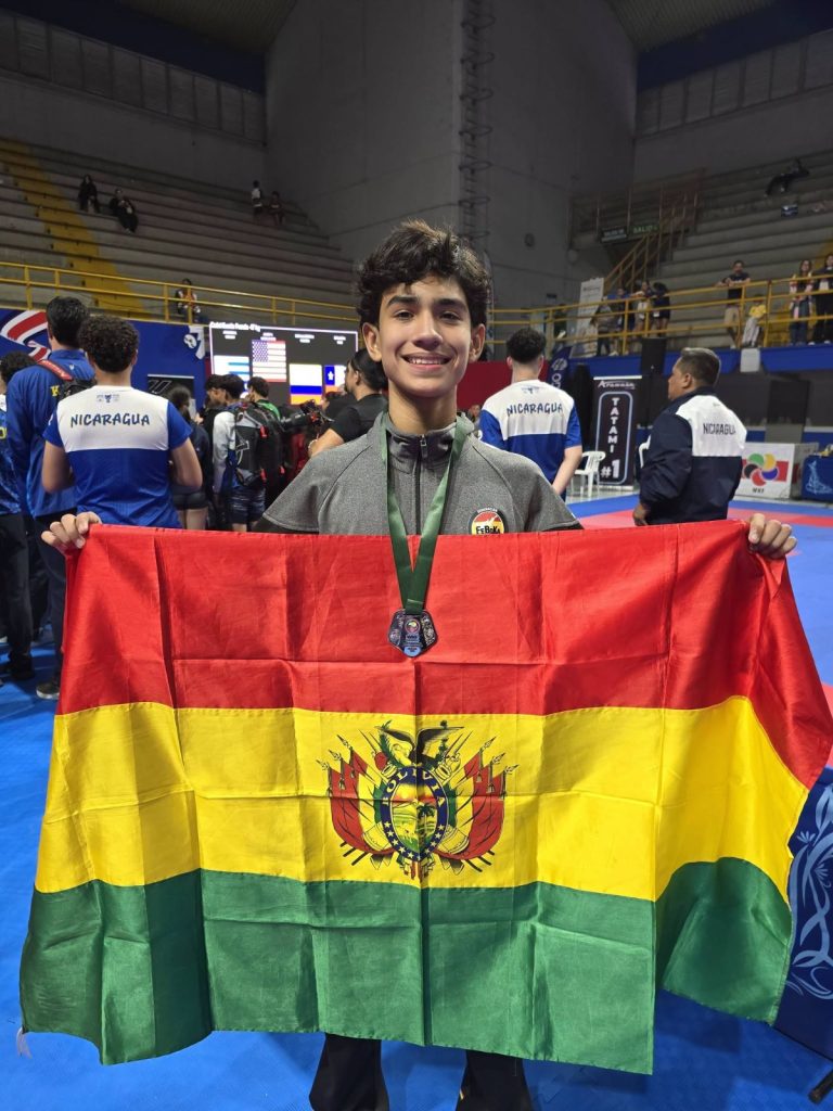 Boliviano Juan Pablo Terceros conquista medalla de plata en el Panamericano Juvenil